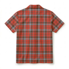 Robertson Weathered Tartan Crest Hawaiian Shirt