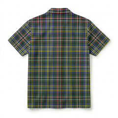 Scott Green Modern Tartan Crest Hawaiian Shirt
