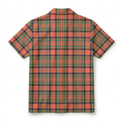 Stewart Royal Ancient Tartan Crest Hawaiian Shirt