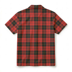Wallace Weathered Tartan Crest Hawaiian Shirt