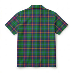 Young Modern Tartan Crest Hawaiian Shirt