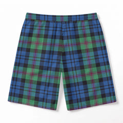 Baird Ancient Tartan Crest Men's Beach Shorts