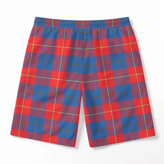 Blane Tartan Crest Men's Beach Shorts
