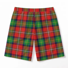 Boyd Modern Tartan Crest Men's Beach Shorts