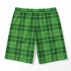 Clephan (or Clephane) Tartan Crest Men's Beach Shorts