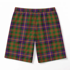 Cochrane Modern Tartan Crest Men's Beach Shorts