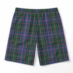Cooper Tartan Crest Men's Beach Shorts