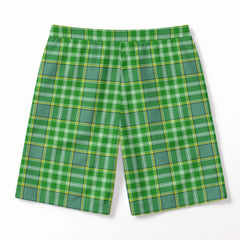 Currie Tartan Crest Men's Beach Shorts