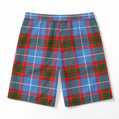 Dalmahoy Tartan Crest Men's Beach Shorts
