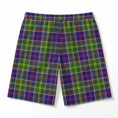 Dalrymple Tartan Crest Men's Beach Shorts