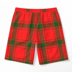 Darroch (Gourock) Tartan Crest Men's Beach Shorts