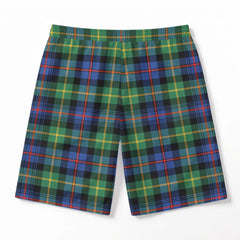 Farquharson Ancient Tartan Crest Men's Beach Shorts