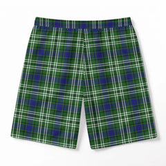 Haliburton Tartan Crest Men's Beach Shorts