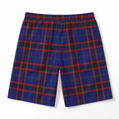 Home Modern Tartan Crest Men's Beach Shorts