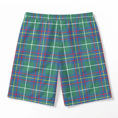Inglis Ancient Tartan Crest Men's Beach Shorts