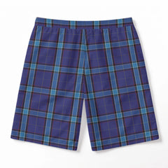 Kirkaldy Tartan Crest Men's Beach Shorts
