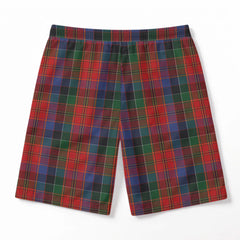 Leith Tartan Crest Men's Beach Shorts