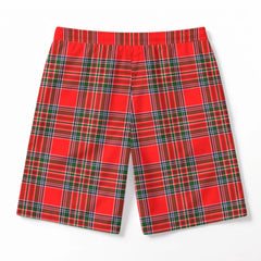 MacBain Tartan Crest Men's Beach Shorts