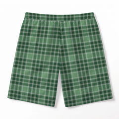 MacDonald Lord of the Isles Hunting Tartan Crest Men's Beach Shorts