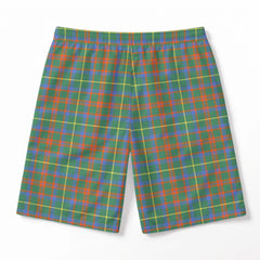 MacIntosh Hunting Ancient Tartan Crest Men's Beach Shorts