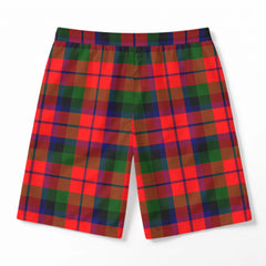 MacNaughton Modern Tartan Crest Men's Beach Shorts