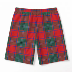 MacPhail Clan Tartan Crest Men's Beach Shorts