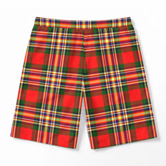 Makgill Tartan Crest Men's Beach Shorts