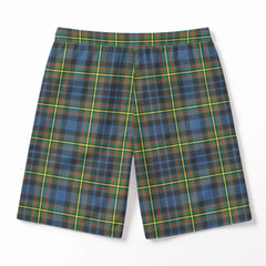 McClellan Ancient Tartan Crest Men's Beach Shorts