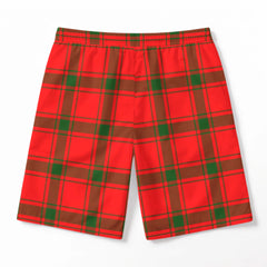 McDonald of Sleat Tartan Crest Men's Beach Shorts
