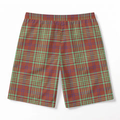 McGillivray Hunting Ancient Tartan Crest Men's Beach Shorts