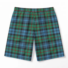 McKinlay Ancient Tartan Crest Men's Beach Shorts
