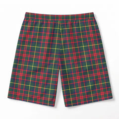 McKintosh Hunting Modern Tartan Crest Men's Beach Shorts