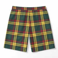 McMillan Old Modern Tartan Crest Men's Beach Shorts