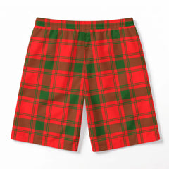 McQuarrie Tartan Crest Men's Beach Shorts