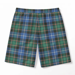 McRae Hunting Ancient Tartan Crest Men's Beach Shorts