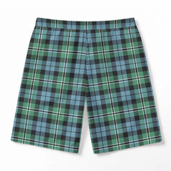 Melville Tartan Crest Men's Beach Shorts