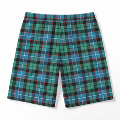 Mitchell Ancient Tartan Crest Men's Beach Shorts
