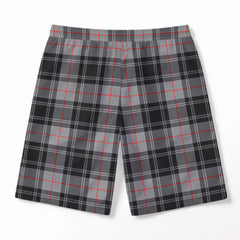 Moffat Modern Tartan Crest Men's Beach Shorts