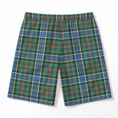 Ogilvie Hunting Ancient Tartan Crest Men's Beach Shorts