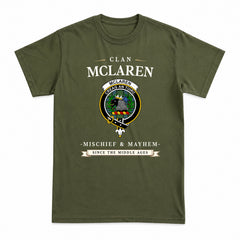 McLaren Ancient Tartan Crest Mischief and Mayhem T-shirt