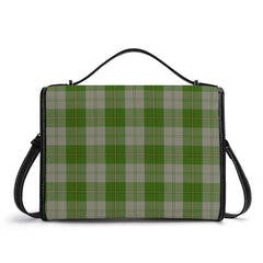 Cunningham Dress Green Dancers Tartan Crest Satchel Bag
