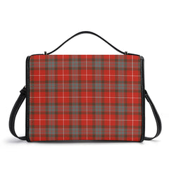 Fraser (of Lovat) Weathered Tartan Crest Satchel Bag