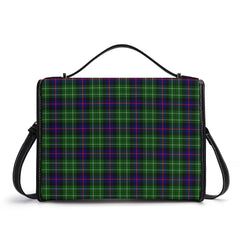 Leslie Hunting Tartan Crest Satchel Bag
