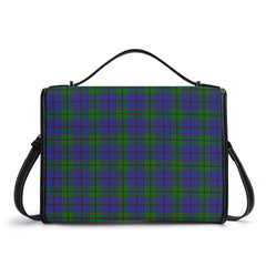 Strachan Tartan Crest Satchel Bag