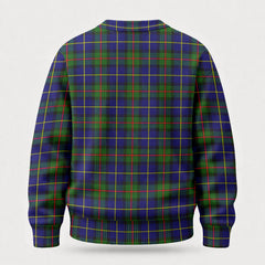 MacLeod of Harris Modern Tartan Crest Sweater