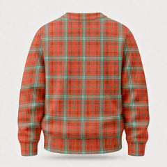Morrison Red Ancient Tartan Crest Sweater