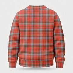 Robertson Weathered Tartan Crest Sweater