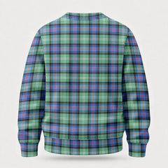 Sutherland Old Ancient Tartan Crest Sweater