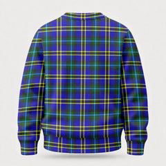 Weir Modern Tartan Crest Sweater