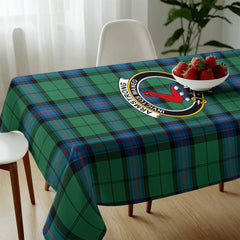 Armstrong Ancient Tartan Crest Tablecloth